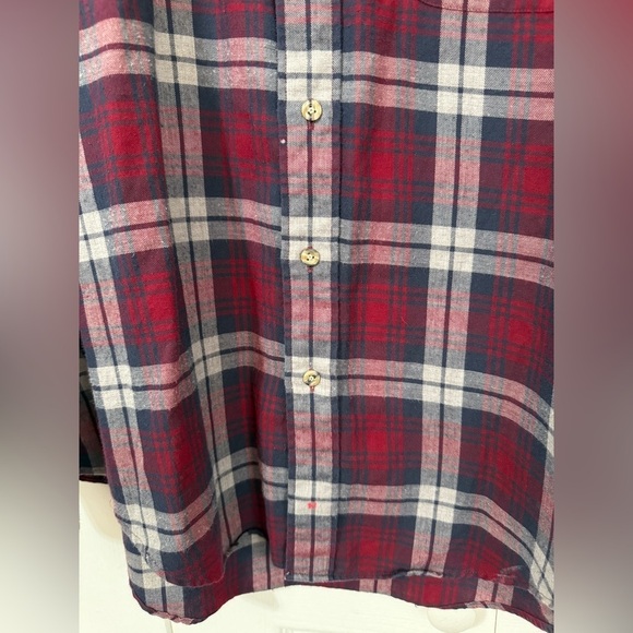 Lochlana By Hathaway Men’s Wool Blend Plaid Long Sleeve Button Up Shirt Size XL - Picture 5 of 11